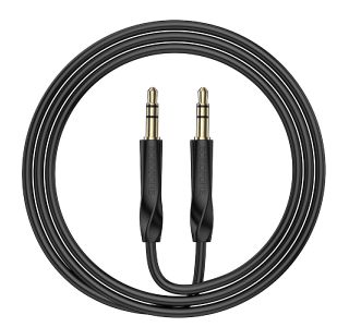 BOROFONE BL16 AUX KABEL Z IZHODOM 3,5 MM (1M) ČRN