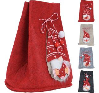 BOŽIČNA VREČA IZ FILCA, SORT