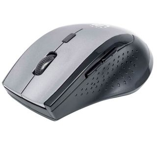 MIŠKA/KAZALNIK MANHATTAN BREZŽIČNA, SIVO/ČRNA USB 1600 DPI, UKRIVLJENA