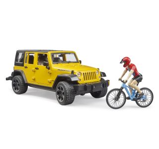 BRUDER AVTOMOBIL JEEP RUBICON S KOLESOM IN KOLESAR 02543