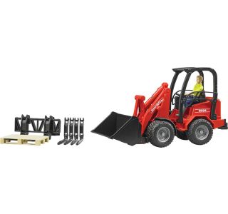 BRUDER SCHAFFER NAKLADAČ S FIGURO IN DODATKI 02191