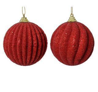 FI 8 CM, RDEČA Z BLEŠČIC. VZOREC, SORTIRANO