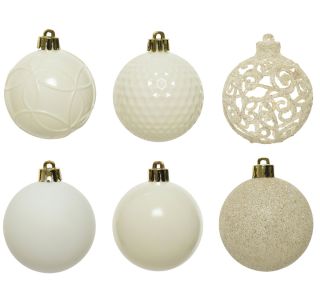 BUNKE ZA NOVOLETNO JELKO BELE BARVE, 37/1, FI 60 MM BUNKE ZA NOVOLETNO JELKO BELE BARVE, 37/1, FI 60 MM