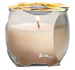 SVEČA V KOZARCU ALADINO CANDELS VANILLA