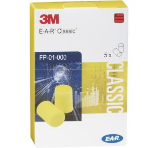 ČEP ZA UŠESA 3M EAR CLASSIC FP-01-000 - 5 PAROV V ZAVITKU