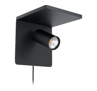 CIGLIE 5W GU10 ČRNA, STIKALO, POLNILNIK