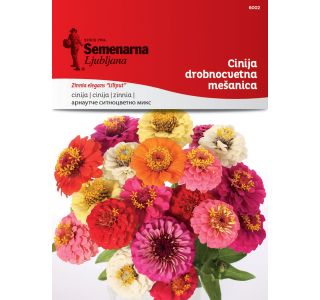 CINIJA SEMENARNA DROBNOCVETNA MIX 6002