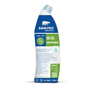 ČISTILO ZA WC, KOPALNICO SANITEC 700 ML, GREEN POWER GEL
