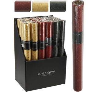 DEKORACIJA EH NAMIZNI TEKAČ Z BLEŠČICAMI 38X200CM, SOR.