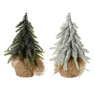 MINI SMEREKA, 12 CM SNEG/BLEŠČICE, SORTIRANO