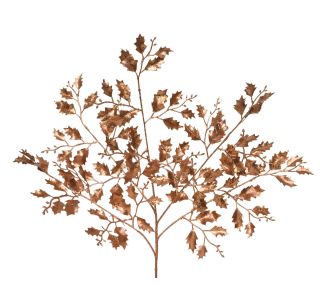 DEKORACIJA EVERLANDS VEJA Z LISTI, BRONASTA 81 CM