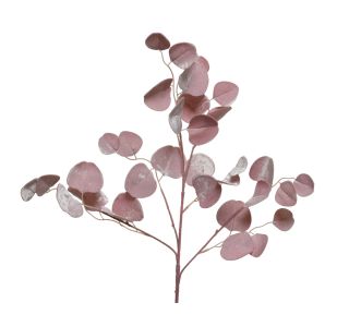 DEKORACIJA EVERLANDS VEJA Z LISTKI ROZA 86 CM