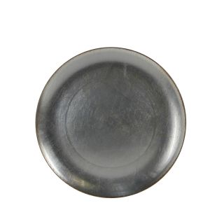 DEKORACIJA HOUSE OF SEASONS KROŽNIK FI 33 CM METALIK SREBRN