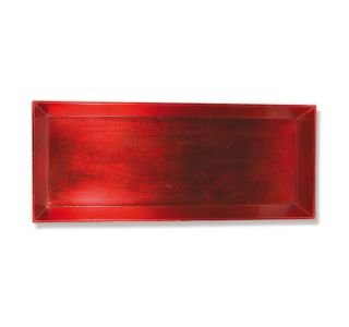 DEKORACIJA R+W KROŽNIK 50X20 CM DEKORATIVNI RDEČ