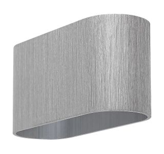 DEKORAT. STENSKA SVETILKA RABALUX KAUNAS 1XG9 OVAL ALU