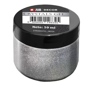 DEKORATIVNA BARVA JUB DECOR CRYSTALS GEL 50 ML