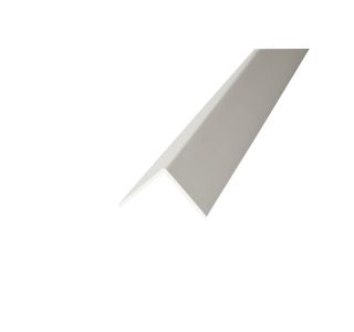 DEKORATIVNA LETEV JMK PVC 20X20MM VOGALNI PROF. DOL. 2.5M BELA