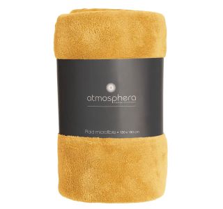 DEKORATIVNA ODEJA ATMOSPHERE 180X130 CM, OKER, MIKROPLUSH DEKORATIVNA ODEJA ATMOSPHERE 180X130 CM, OKER, MIKROPLUSH