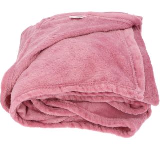 DEKORATIVNA ODEJA DOUCEUR D'INTÉRIEUR FLANELA 180X220 FLANOU VIJOLIČNA