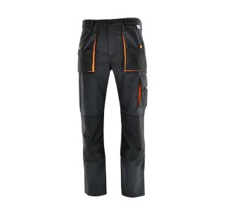 DELOVNE HLAČE SARA KING DO PASU 56 GRAFIT / ORANŽNA