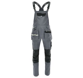 DELOVNE HLAČE SARA MONTER FARMER ŠT. 60 SIVO / ČRNE