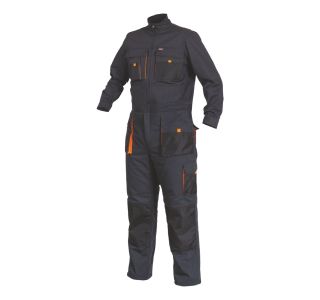 DELOVNI KOMBINEZON SARA KING ŠT.XXXL GRAFIT / ORANŽNA DELOVNI KOMBINEZON SARA KING ŠT.XXXL GRAFIT / ORANŽNA