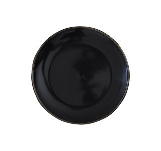 DESERTNI KROŽNIK HOME DECO 19 CM ČRN LISERE DORE KERAMIKA