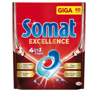 DETERGENT-STROJ.POMIVANJE HENKEL LCH SOMAT KAPSULE 4 V 1 EXCELLENCE 60 PRANJ