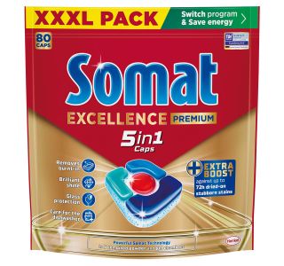 DETERGENT-STROJ.POMIVANJE HENKEL LCH SOMAT KAPSULE 5 V 1 EXCELLENCE 80 PRANJ