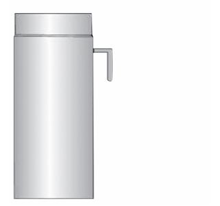 DIMNIŠKI PRIKLJUČEK ASADA CEV FI 130X500 MM Z ZAPIRALOM