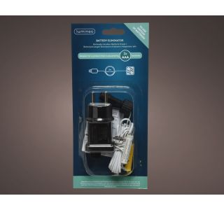 DODATEK ZA LUČKE LUMINEO NAPAJALNIK ELIMINATOR BATERIJ 2XAAA DODATEK ZA LUČKE LUMINEO NAPAJALNIK ELIMINATOR BATERIJ 2XAAA
