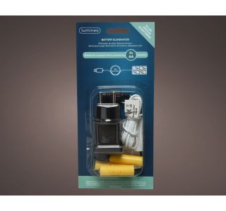 DODATEK ZA LUČKE LUMINEO NAPAJALNIK ELIMINATOR BATERIJ 4XAA DODATEK ZA LUČKE LUMINEO NAPAJALNIK ELIMINATOR BATERIJ 4XAA