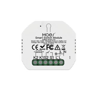 DODATEK ZA PAMETNI DOM MOES MODUL PAMET. SVETLOBNEGA STIKALA ZIGBEE MS104ZL