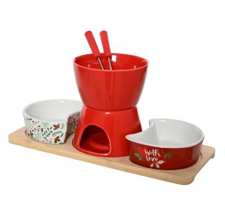 DODATEK ZA SERVIRANJE 7 DELNI SET FONDI 12X28.5X13 CM