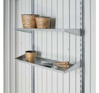 DODATKI ZA KOVINSKE HIŠKE BIOHORT PODPORNI TIRNICI ZA POLICO 4X4X173CM