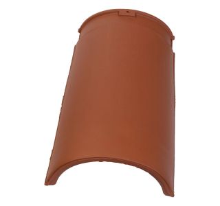 DODATKI ZA OPEČNO KRITINO TONDACH SLEMENJAK GLADKI 17 CM NARAVNO RDEČ S SPONKO