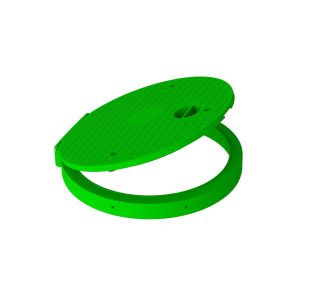 POKROV NA TEČAJ DN800 PE Z ADAPTERJEM H8 POKROV NA TEČAJ DN800 PE Z ADAPTERJEM H8