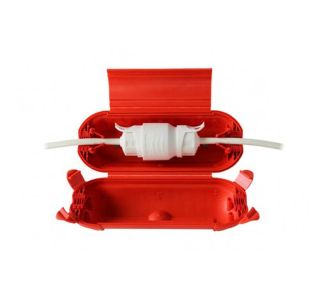 DOZA IN PRIBOR COMMEL PVC ZAŠČITA ZA PODALJŠEK IP44 SPOJ (VTIKAČ+SPOJKA)