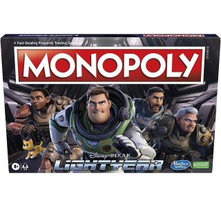 DRUŽABNE IN MISELNE IGRE HASBRO MONOPOLY DISNEY PIXAR LIGHTYEAR EDITION