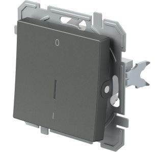 PODOMETNO STIKALO LOGIQ DVOPOLNO 16AX IN03 ANTRACIT, INDIK. 0-1, XO