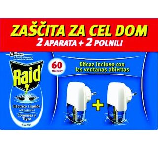 ZAŠČITA PRED INSEKTI RAID ELECTRICAL 2X KOMPLET 2X30N 2X21ML