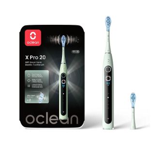 ELEKTRIČNA ZOBNA ŠČETKA OCLEAN X PRO 20 ZELENA, SONIČNI MOTOR
