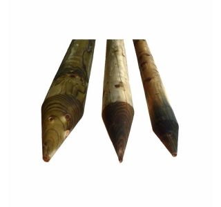 ELEMENT VRTNIH OGRAJ STEBRIČEK FI 10X150 CM SMREKA