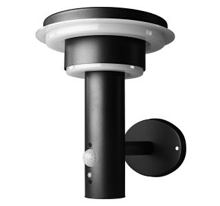 ENDURA SOLAR WALL 6W ČRNA 2X CIRCLE, IP44