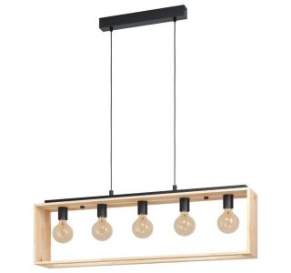 VISEČA SVETILKA-LESTENEC EGLO FAMBOROUGH 5XE27 LES VISEČA SVETILKA-LESTENEC EGLO FAMBOROUGH 5XE27 LES