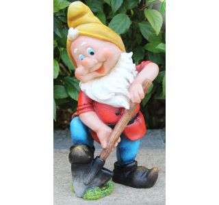 FIGURA, OKRASNA PALČEK Z LOPATO VIŠ 31 CM FIGURA, OKRASNA PALČEK Z LOPATO VIŠ 31 CM