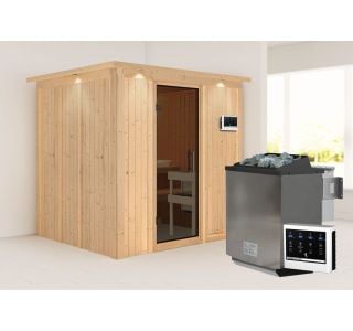 FINSKA SAVNA SODIN 6+9KW GRELEC BIO PREDNJI VHOD+STREŠ.VENEC