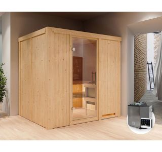 FINSKA SAVNA SODIN 7+9KW GRELEC BIO PREDNJI VHOD