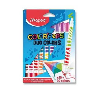 FLOMASTRI MAPED COLOR'PEPS DUO COLOR 10/1