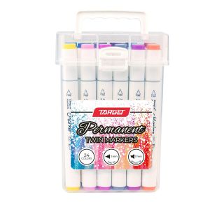 FLOMASTRI TARGET ART PERMANENT TWIN 24/1 28268